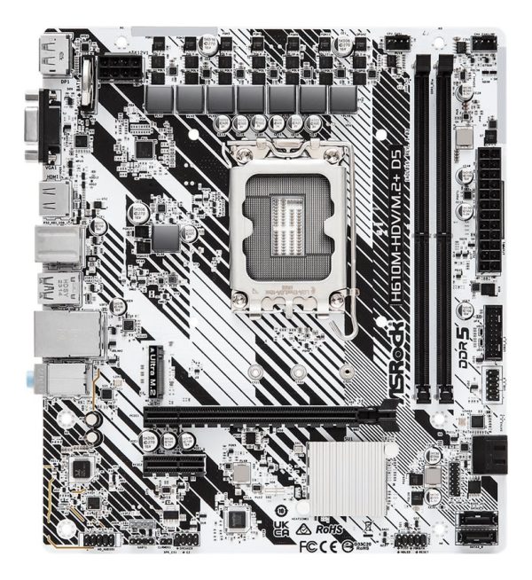 Mother Asrock H610m-hdv/m.2 Ddr5 Intel S1700 12va 13va 14va