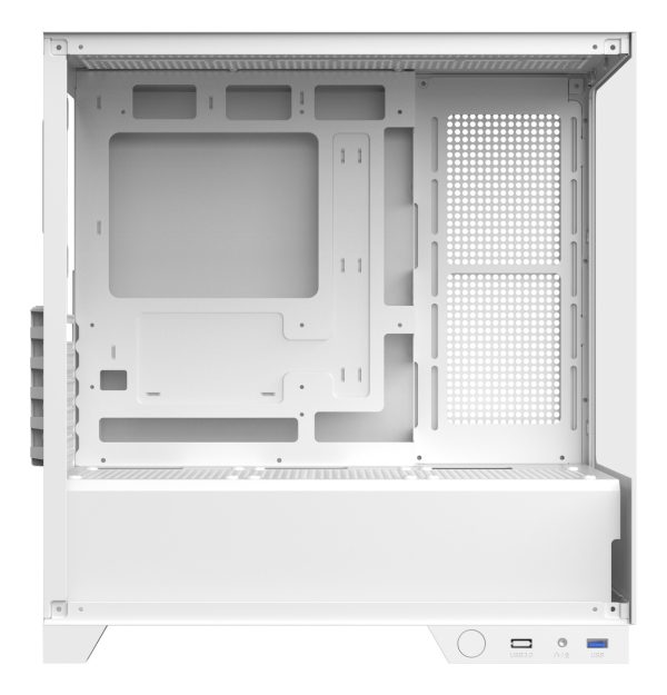 Gabinete Raptor Thunder Strike Mid-tower Rgb Fan X1 White - Image 3