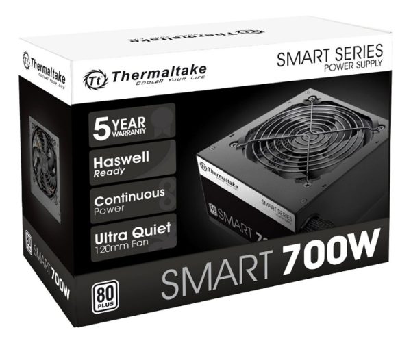 Fuente Gamer Thermaltake Smart 700w Ag80 Plus White - Image 4