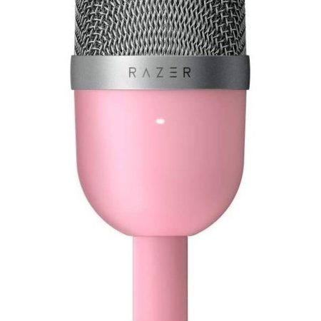 Micrófono Razer Seiren Mini Condensador Streaming Usb Rosa