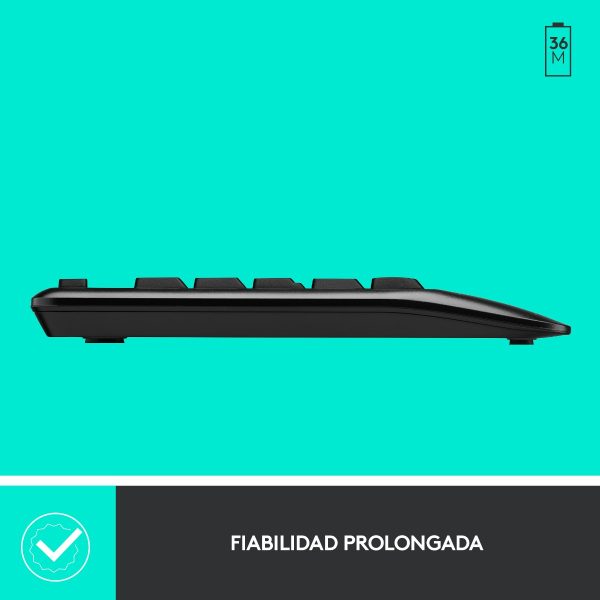 Kit Teclado Y Mouse Inalambrico Logitech Mk345 Negro - Image 6