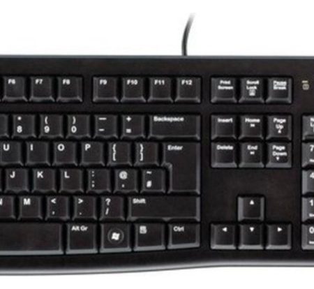 Kit Teclado Y Mouse Logitech Mk120 Usb Cableado Oficina