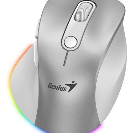 Mouse Genius Rs2 Ergo 9000s Pro Gris Bateria Bt Y Wireless