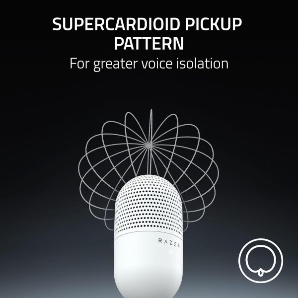 Microfono Razer Seiren V3 Mini Ultra Compact Usb White - Image 7