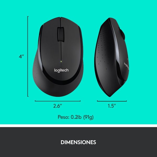 Kit Teclado Y Mouse Inalambrico Logitech Mk345 Negro - Image 5