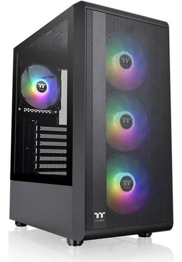 Gabinete Gamer Thermaltake S200 Plus Tg 4 Fans Argb