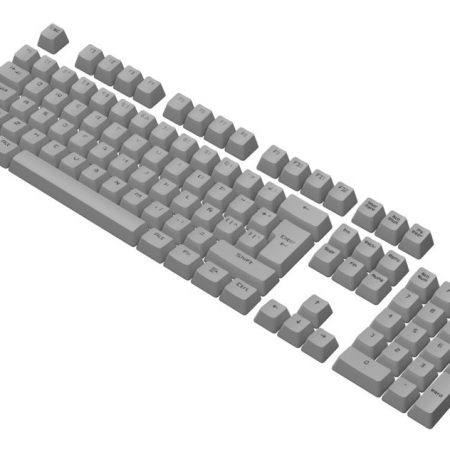 Kit 105 Keycaps Teclas Pbt Doble Iny Gris Vsg Stardust