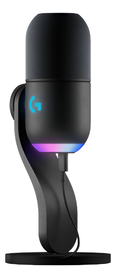Microfono Logitech Yeti Gx Rgb Lightsync Usb-c Negro