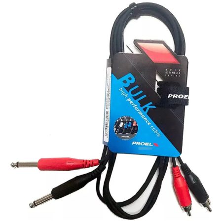 Cable Rca A Plug 6.3mm 1.8m Proel Bulk555lu18