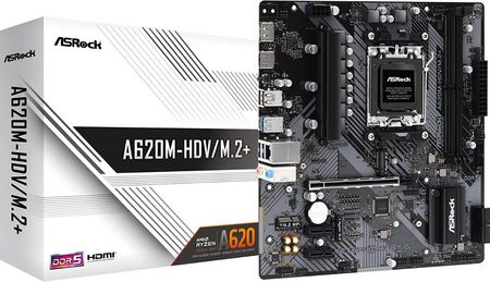 Mother Asrock A620m-hdv/m.2+ Am5 Ddr5 Serie 7000 8000