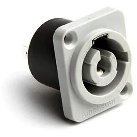 Ficha Powercon Chasis Electricidad Power Amphenol Hp-3-mdgw