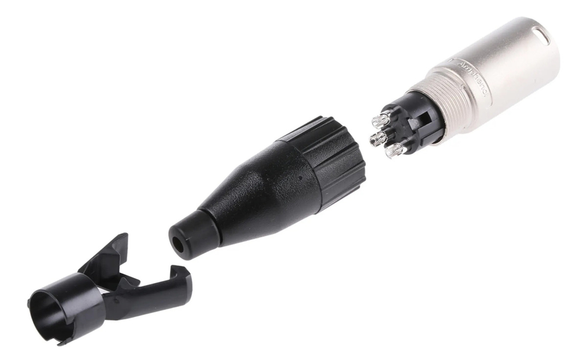 Ficha Xlr Macho Cable Verde Amphenol Ac3mm-grn - Image 5