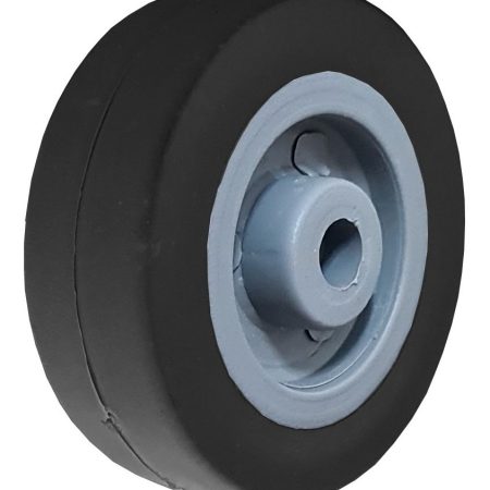 Kit X 2 Rueda De Goma Rodamiento Valija Viaje 50mm Rab-0181