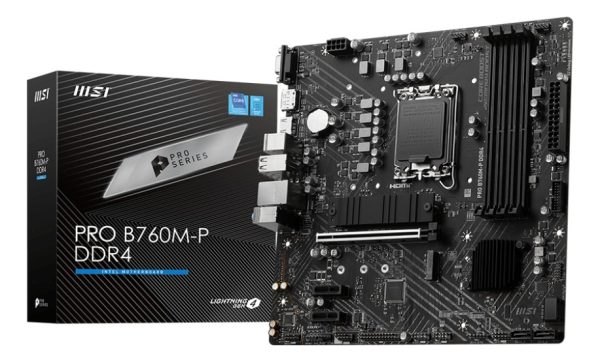 Mother Msi Pro B760m-p Ddr4 1700 12va 13va Gen Intel