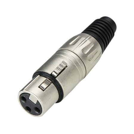 Ficha Xlr Hembra Cable Metalica Adam Hall 7898