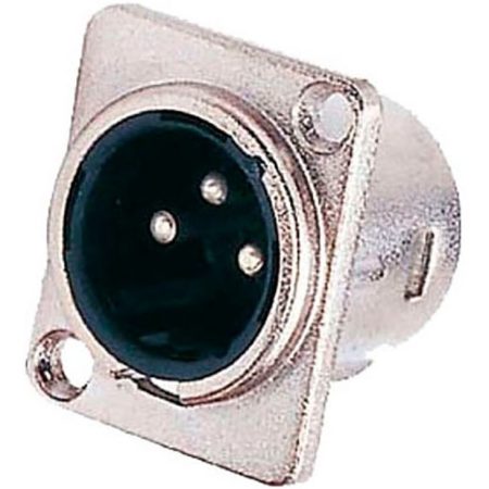 Ficha Xlr Chasis Macho Cablelab Ampro Clc-x3mp