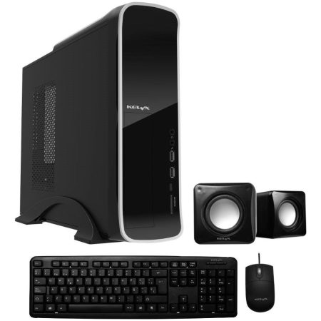Gabinete Kit Slim Fuente 500w Tec Mou Parl Lector Mem Kelyx