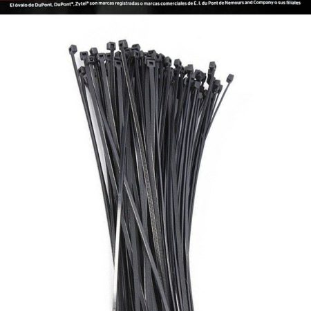 Precinto Amarre Profesional 100mm X 2,5mm X 100u Driven Color Negro