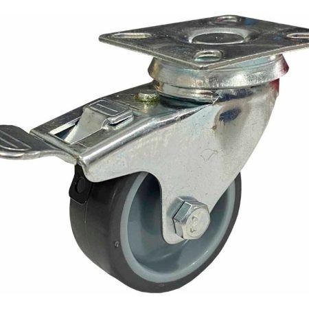 Rueda Giratoria Con Freno 50mm 20mm Ancho 50kg Oxen 18868