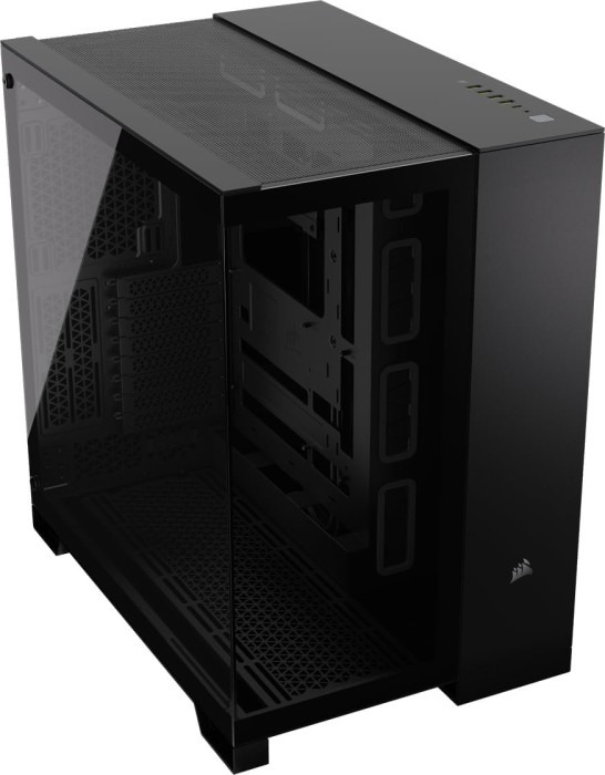 Gabinete Gamer Corsair 6500x Tg Mid-tower Negro Dos Camaras Negro