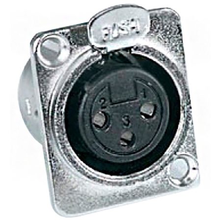 Ficha Xlr Chasis Hembra Cablelab Ampro Clc-x3fp