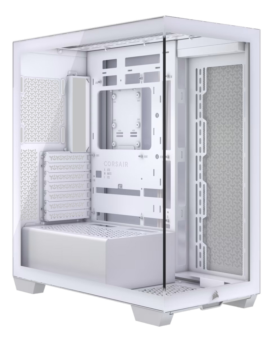 Gabinete Gamer Corsair 3500x Mid-tower Tg White Sin Cooler