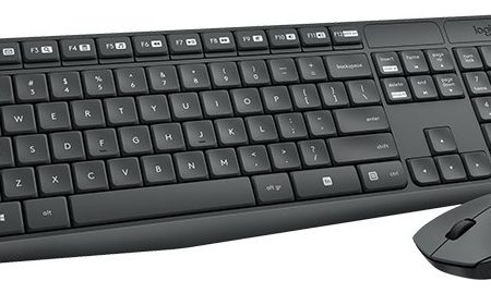 Teclado Y Mouse Inalambrico Logitech Mk235 Grey