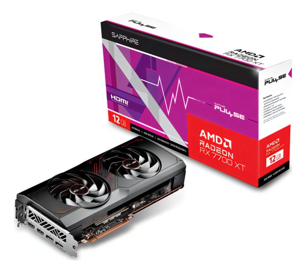 Placa De Video Sapphire Rx 7700xt Pulse 12gb 11335-04-20g