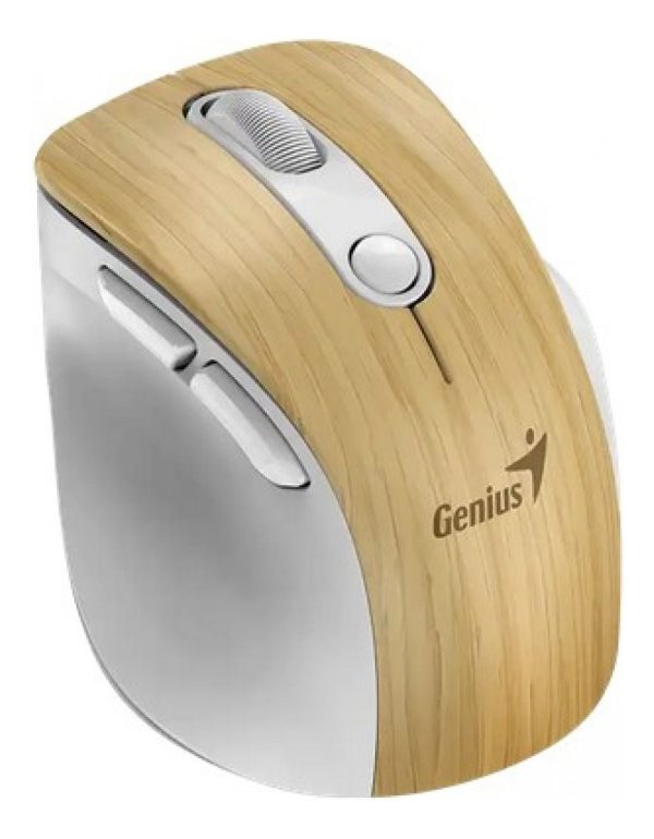 Mouse Inalambrico Genius Rs2 Ergo 9000s Pro Pine Wood