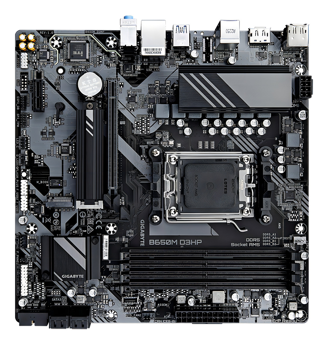 Mother Gigabyte B650m D3hp Ddr5 Am5 Pcie 4.0 - Image 4