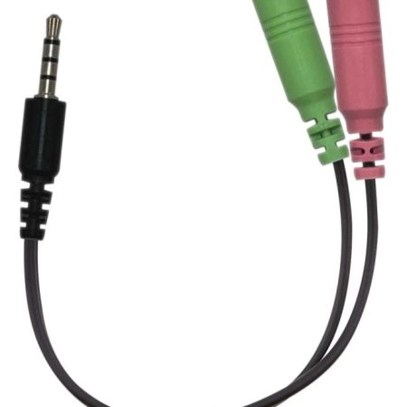 Adaptador 1 Mini Plug A 2 Jack Genius 32590001400