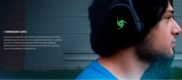 Auricular Con Microfono Gamer Inalambrico Pc Vsg Gravity - Image 6