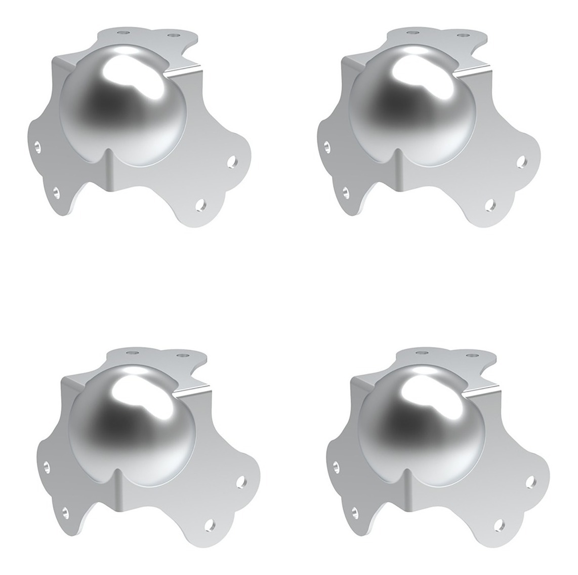 Kit X 4 Esquineros Bolita Rack Anvil Penn Elcom Kpenn-0112