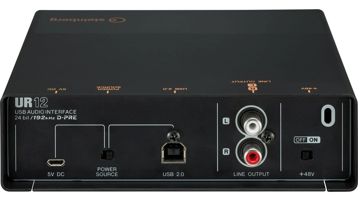 Interfaz De Grabación Usb Steinberg Ur12b Placa De Audio - Image 3