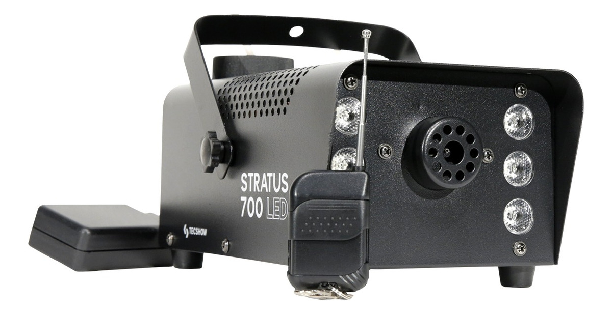 Máquina De Humo Tecshow Stratus 700 Led Control Remoto 6 Luces Rgb 3000 Cfm Negro - Image 2