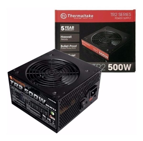 Fuente Gamer Thermaltake Tr2-500w 500w Atx Pc Tr2-500nl2nc
