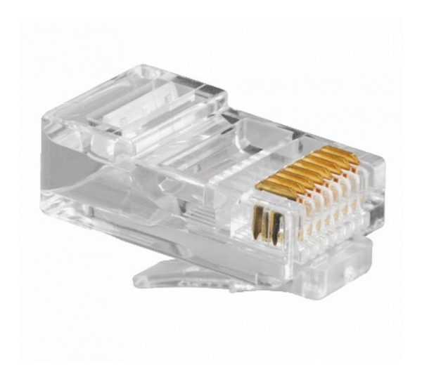 Ficha Conector Rj-45 Cat 5e 50 Micrones Nisuta Nscorj4550