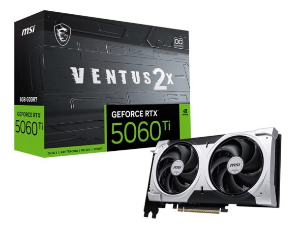 Placa De Video Msi Rtx 5060ti Ventus 2x Oc Plus 8gb Pcie5