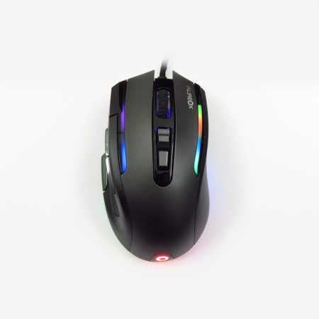 Mouse Gamer Aureox Lasersight Gm400 4800dpi Rgb 9 Botones