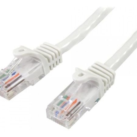 Cable De Red 3m Blanco Cat 5e Netmak Nm-c04