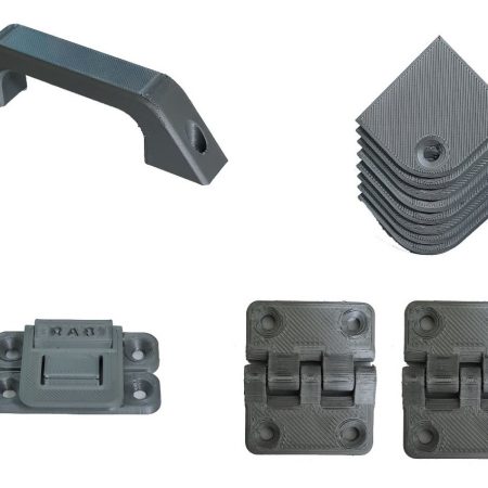 Kit Herrajes Plasticos Estuche Rack Anvil Rab K3d-0057