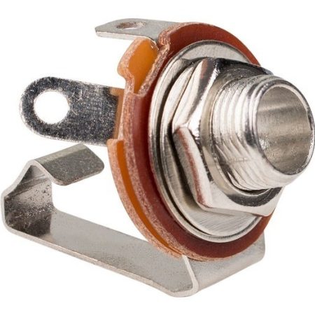 Conector Jack Mono 6.3mm Chasis Sin Corte Jahro 1517