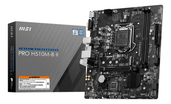 Mother Msi Pro H510m-b Ii Ddr4 Lga 1200 10ma Gen Intel