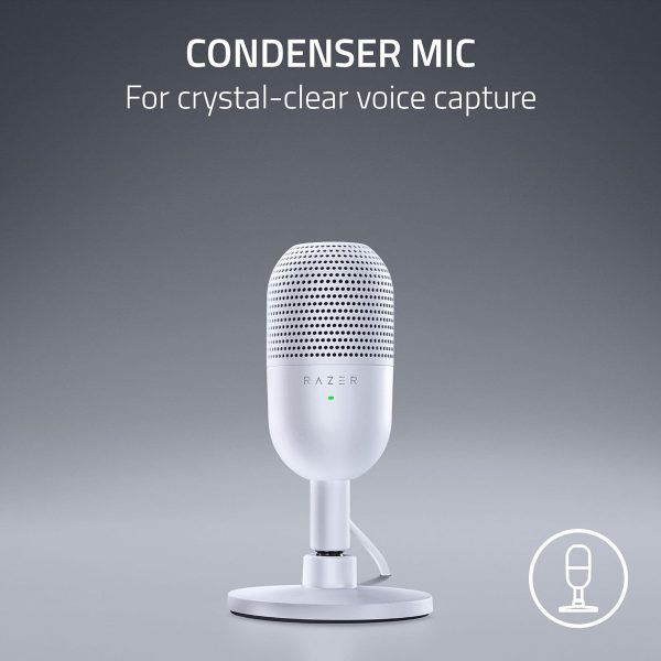 Microfono Razer Seiren V3 Mini Ultra Compact Usb White - Image 5