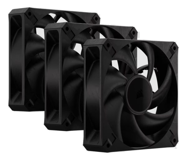Fan Cooler Corsair Rs120 Max 120mm Pwm 30mm Pack X3