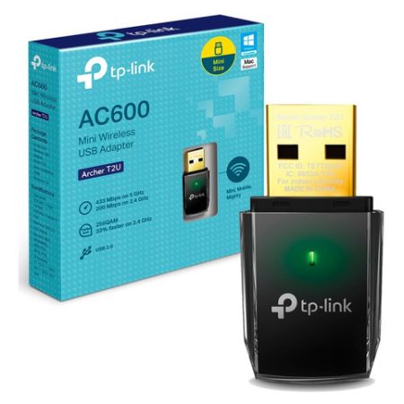 Adaptador Usb Wifi Tp-link Archer T2u Ac600 Dual Band