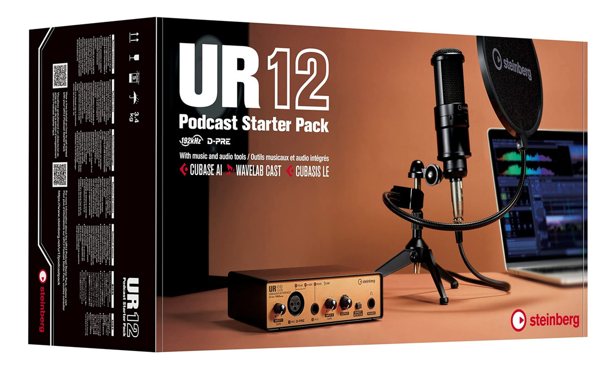 Interfaz De Grabación Usb Steinberg Ur12b Placa De Audio - Image 4