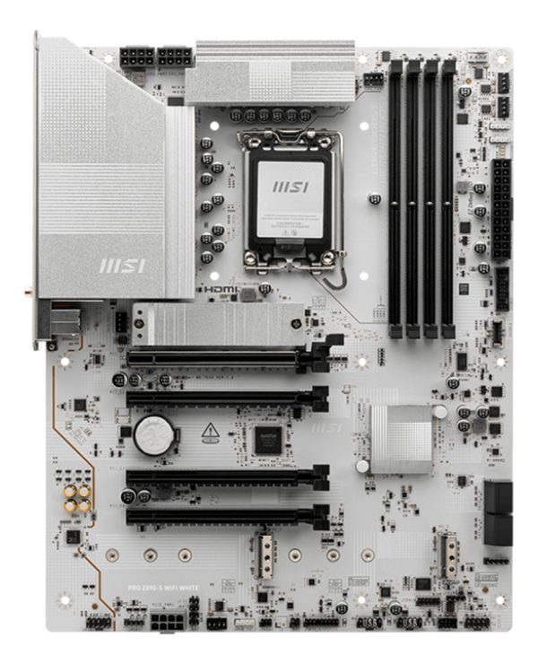 Mother Msi Pro Z890-s Wifi 7 White Ddr5 Lga1851 Pci-e 5.0 - Image 3