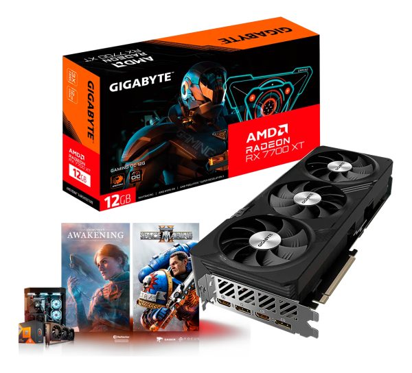 Placa De Video Gigabyte Rx 7700xt Gaming Oc 12gb Pcie 4.0 - Image 5