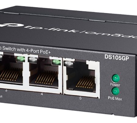 Switch Tp-link Ds105gp Omada 4 Puertos Poe Gigabit